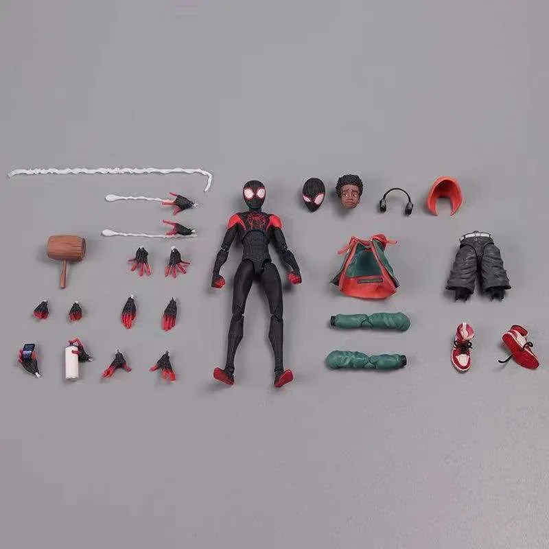 Hot Toys Marvel Avengers Titan Hero Series Shf Spider-Man: Nel Spider-Verse Car Decoration Figurine Doll Model Fans Gifts