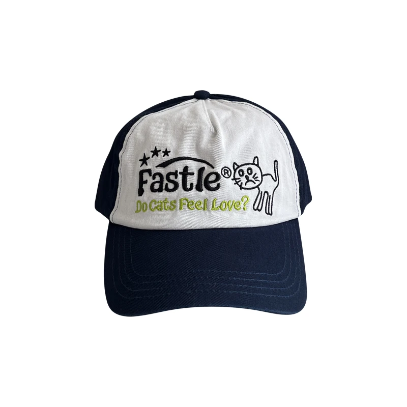 

Cute Kitten Color Blocking Baseball Cap Children's Summer Soft Top Sunshade Letters Duck Tongue Cap