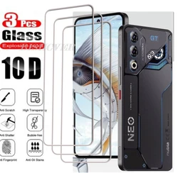 Premium 3 - Pack Tempered Glass Screen Protector Film for Tempered glass (Nubia Neo 3 5G)