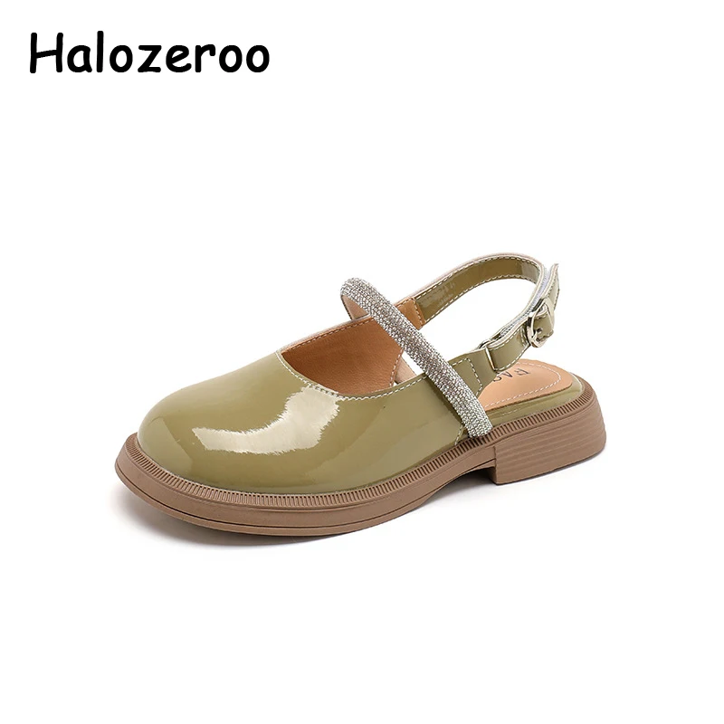 

Kids Beach Sandals Baby Girls Brand Rhinestone Shoes Children Princess Sandalias Fashion Slides Dress Flats Closed Toe Summer