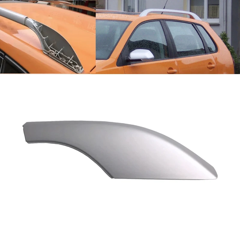 Roof Rail End-Cap Cover Set For Nissan Patrol Y62 (2010-2017) & Armada (2017-2019) – Silver ABS Replacement Caps
