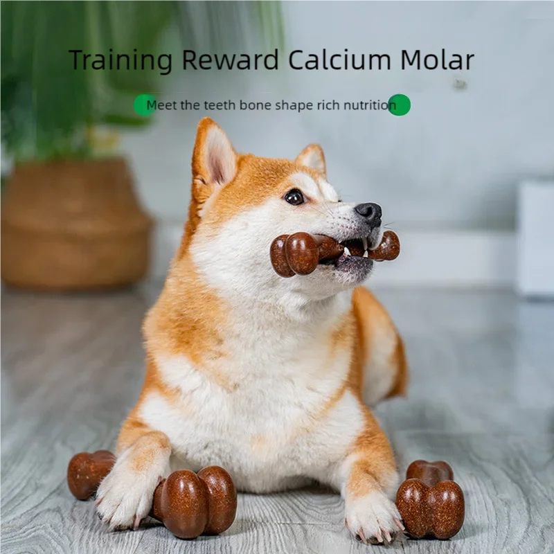 Natural Non-toxic Dog Bone Chew Toy For Small Medium Large Dogs_voghion.com