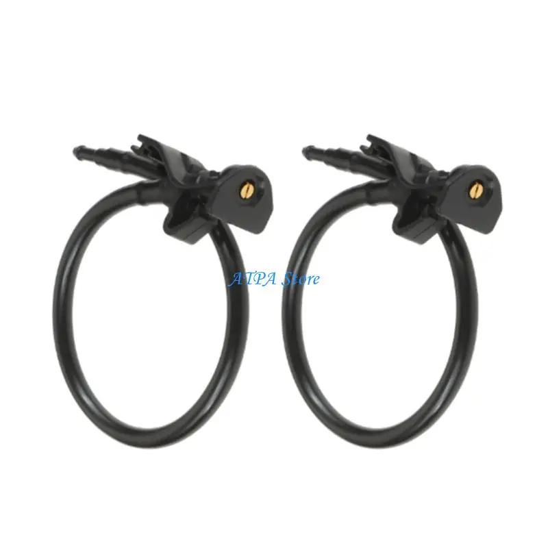 U13C 2pcs 앞 유리 와셔 제트 노즐 2010-2014 BB5Z-17603-A 용 자동차 액세서리 교체 와이퍼 노즐