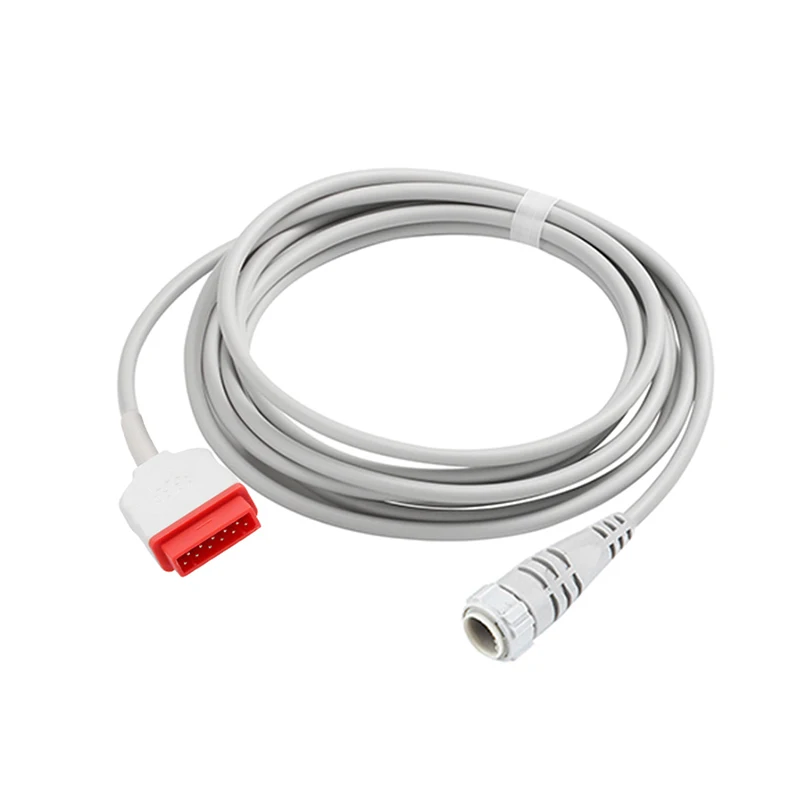 Compatible with 11pin GE-Marquette Monitor IBP Cable to BD Abbott Utah Double Pressure Transducers Adapter Connector-Sa750f22e70c54d8395e0105f96b360ebL-MPOWC