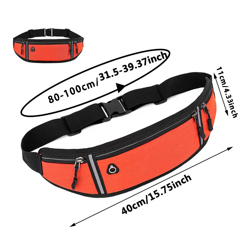 Sports Fanny Pack Leisure Travel Function Belt Outdoor Waterproof Invisible Mini Fanny Pack Lightweight Crossbody Bag