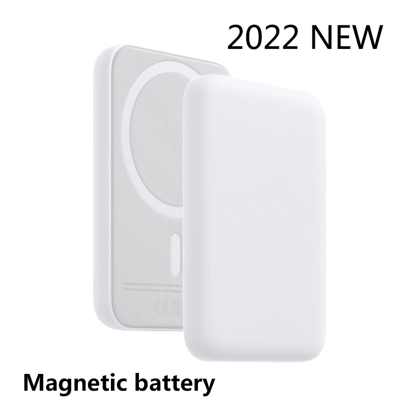 Portable 2022 NEW 5000mAh Mini Magnetic Wireless Mobile Phone Power Bank For iphone 13 12 13Pro 12Pro Max 1.1 External Battery usb c 61w Chargers