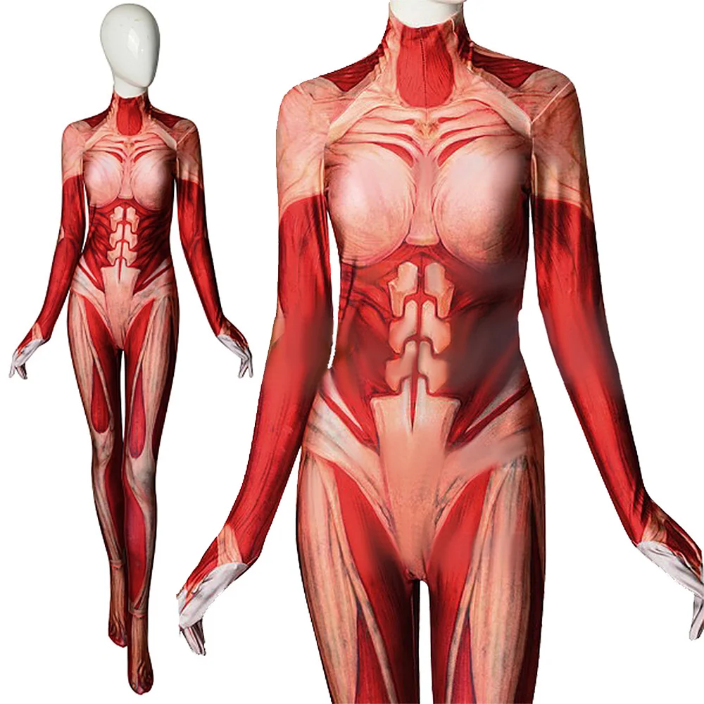 Attack on Titan: Annie Leonhart | Survey Corps Spandex Zentai Cosplay Costume Set 24 Annie Leonhart Spandex Cosplay Costume Attack on Titan