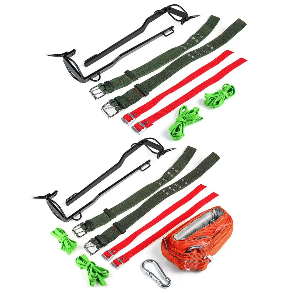 1 Pair Fashion Tree Climbing Spike Set Stainless Steel NonSlip