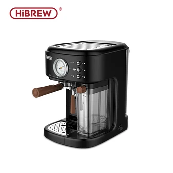 HiBREW Fully Automatic Espresso Machine Cappuccino Latte 20Bar 3 in 1 Automatic Hot Milk Frothing ESE Pod & Ground Coffee H8A 1