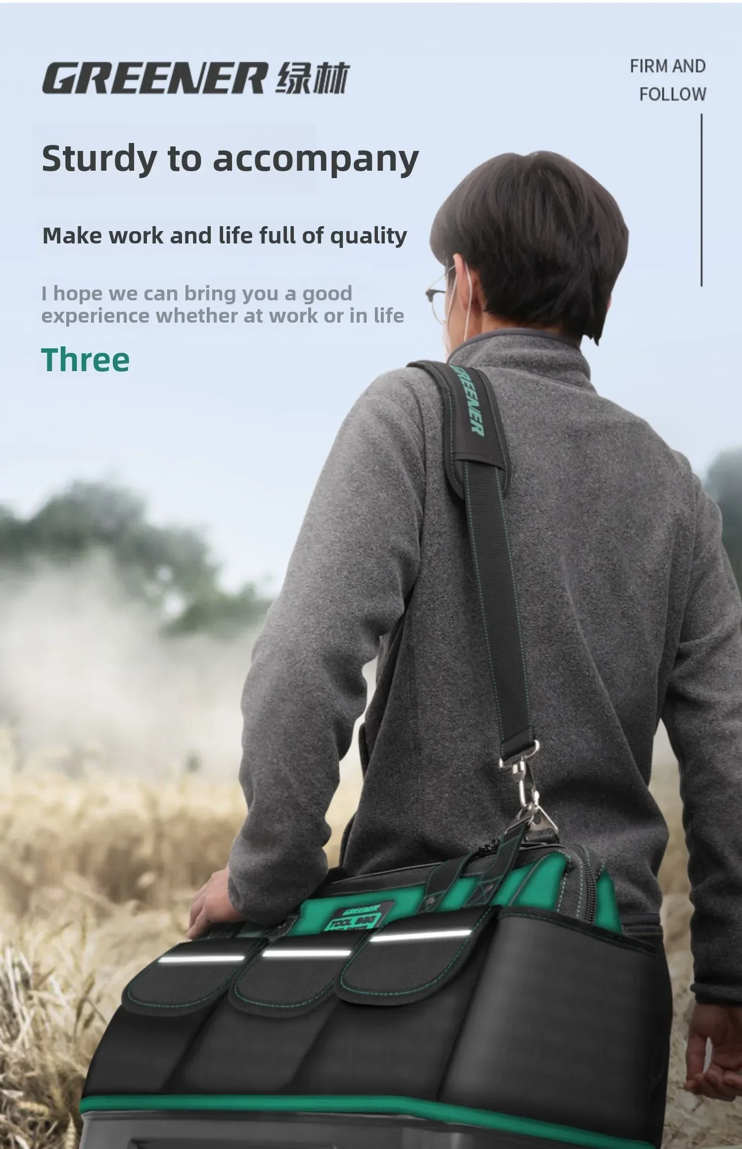 Green Forests' Heavy-Duty Plastic Bottom Tool Kit - Trusted by Electricians for 10 Years | Waterproof and Wear-Resistant 5
