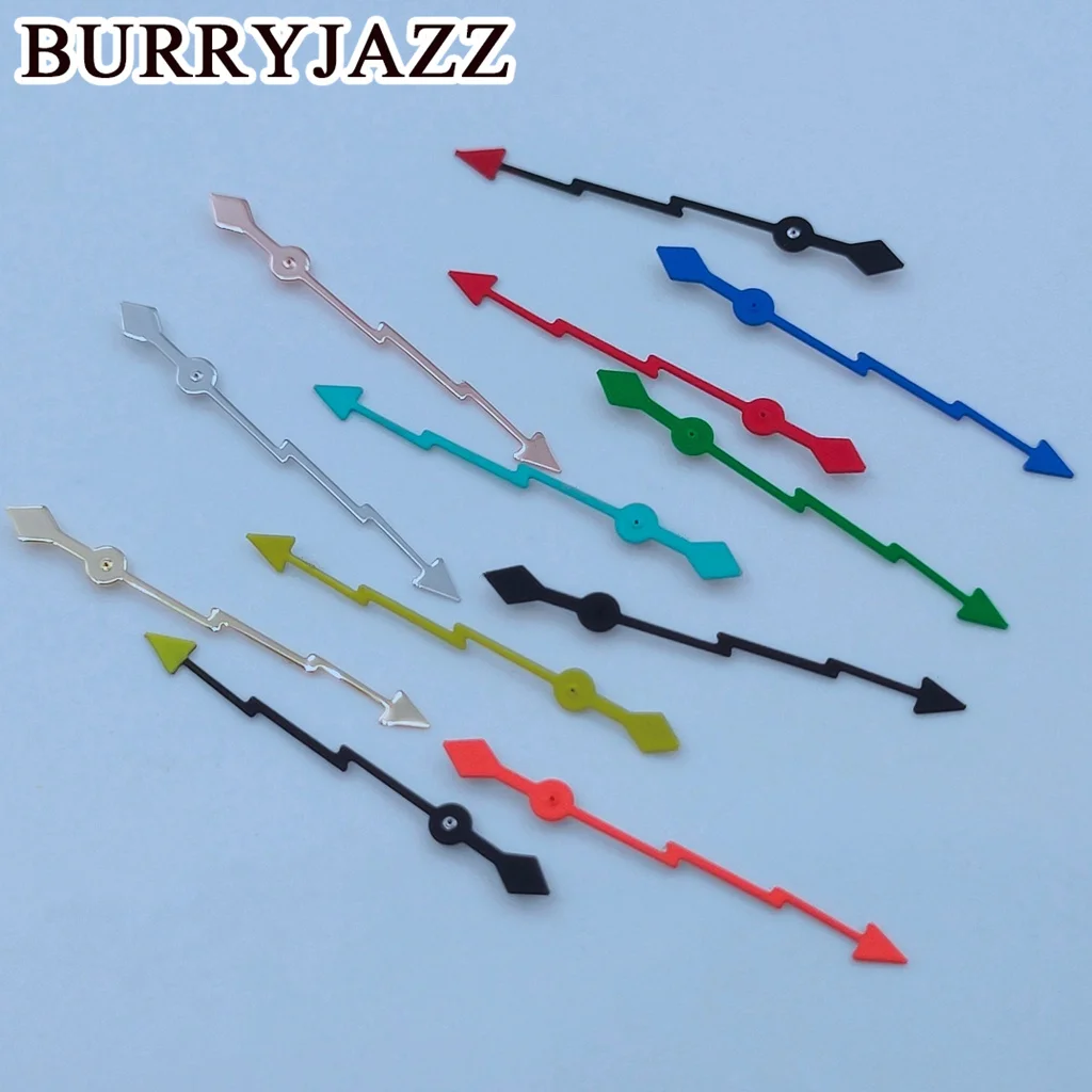 BURRYJAZZ NH35 NH36 NH38 7S26 7S36 4R35 4R36 Watch Hands Silver Black Green Blue Red Yellow Orange Hands Green Luminous watch accessories