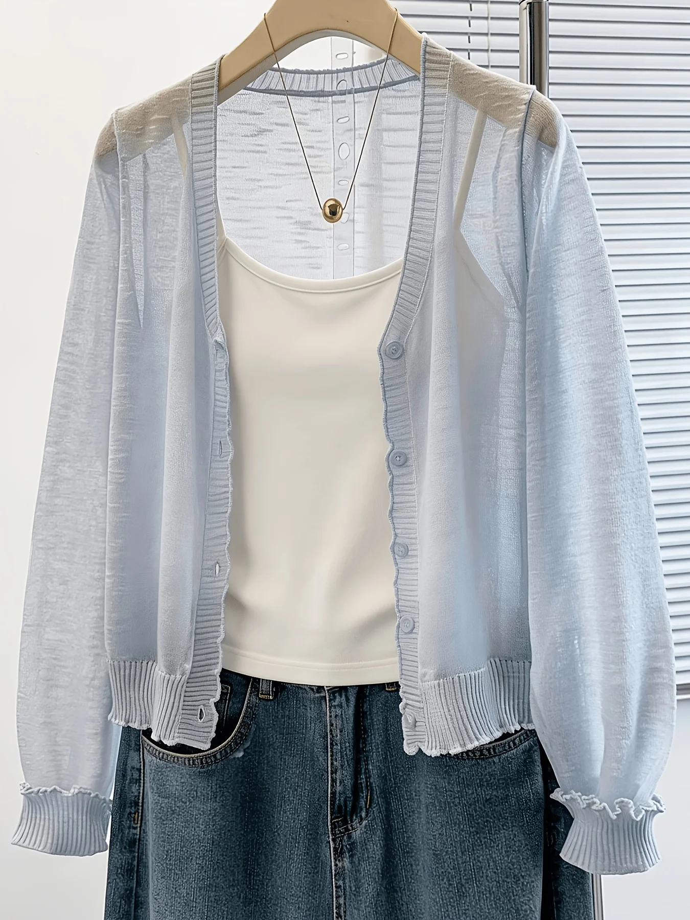 Lightweight Knit Cardigan for Women