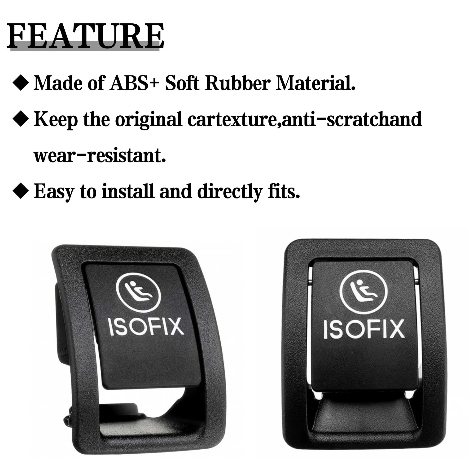 자동차 뒷좌석 앵커 ISOFIX 커버 어린이 구속 스위치, 메르세데스 벤츠 AMG W205 C 클래스 2015 2020 후크 버클, A2059200513