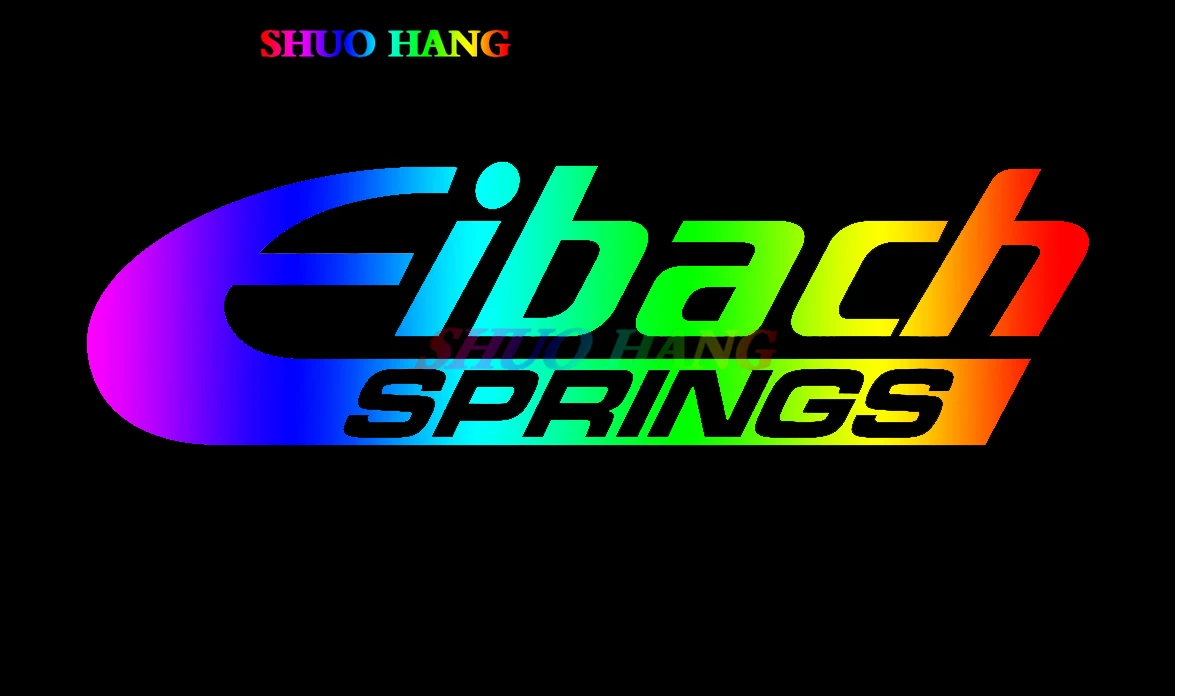 Eibach Spring Creative Car Sticker vinile Die Cut ricambi Auto Window Trunk Racing Helmet Fashion Decal PVC