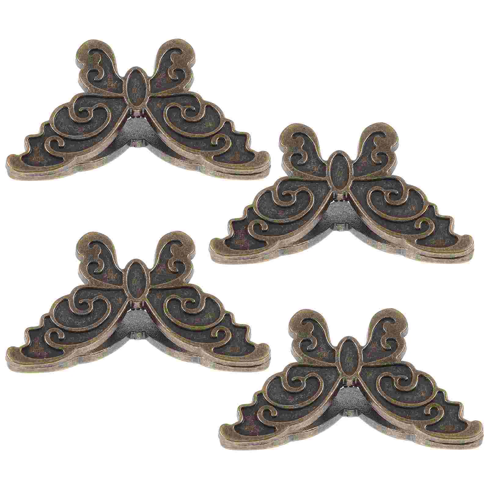 4 Pcs Butterfly Clip Clips for Paper Small Hand Binder Office Notebook ID Card Student Use