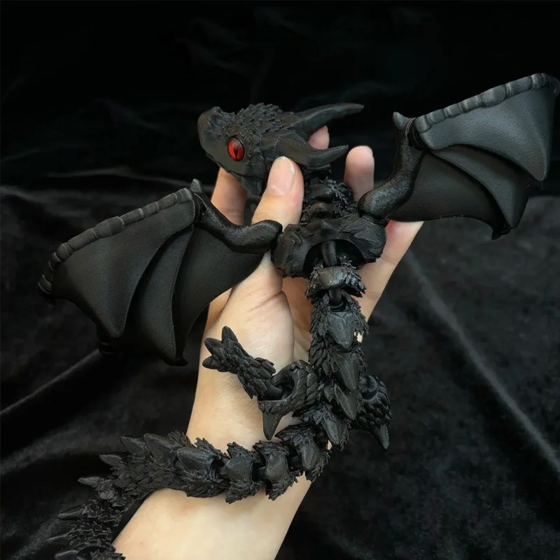3D Winged Dragon Figurine 2