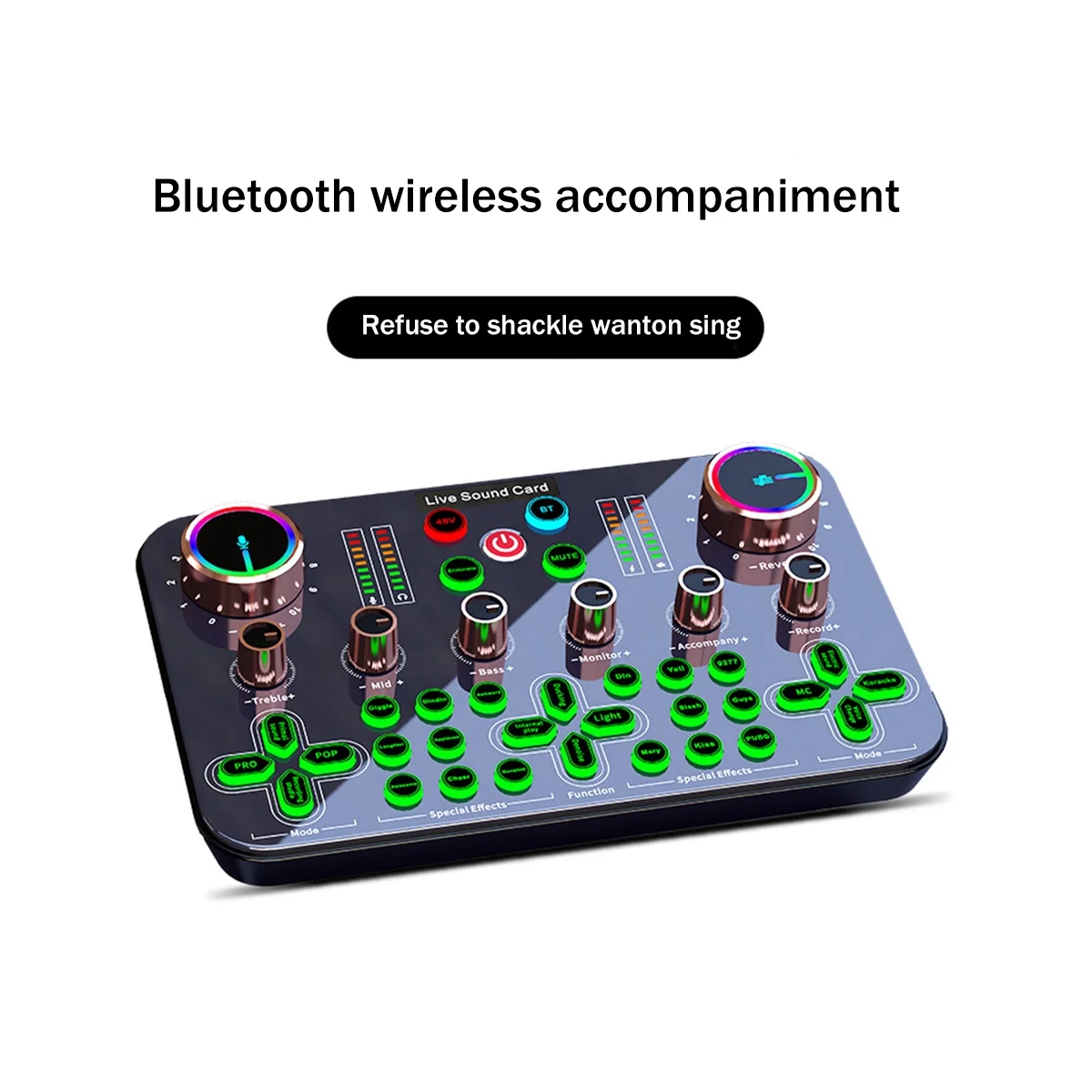 

K600 Sound Card Professional Live Broadcast Equipment Audio Sound Card Mixer Mobile Phone Computer Universal