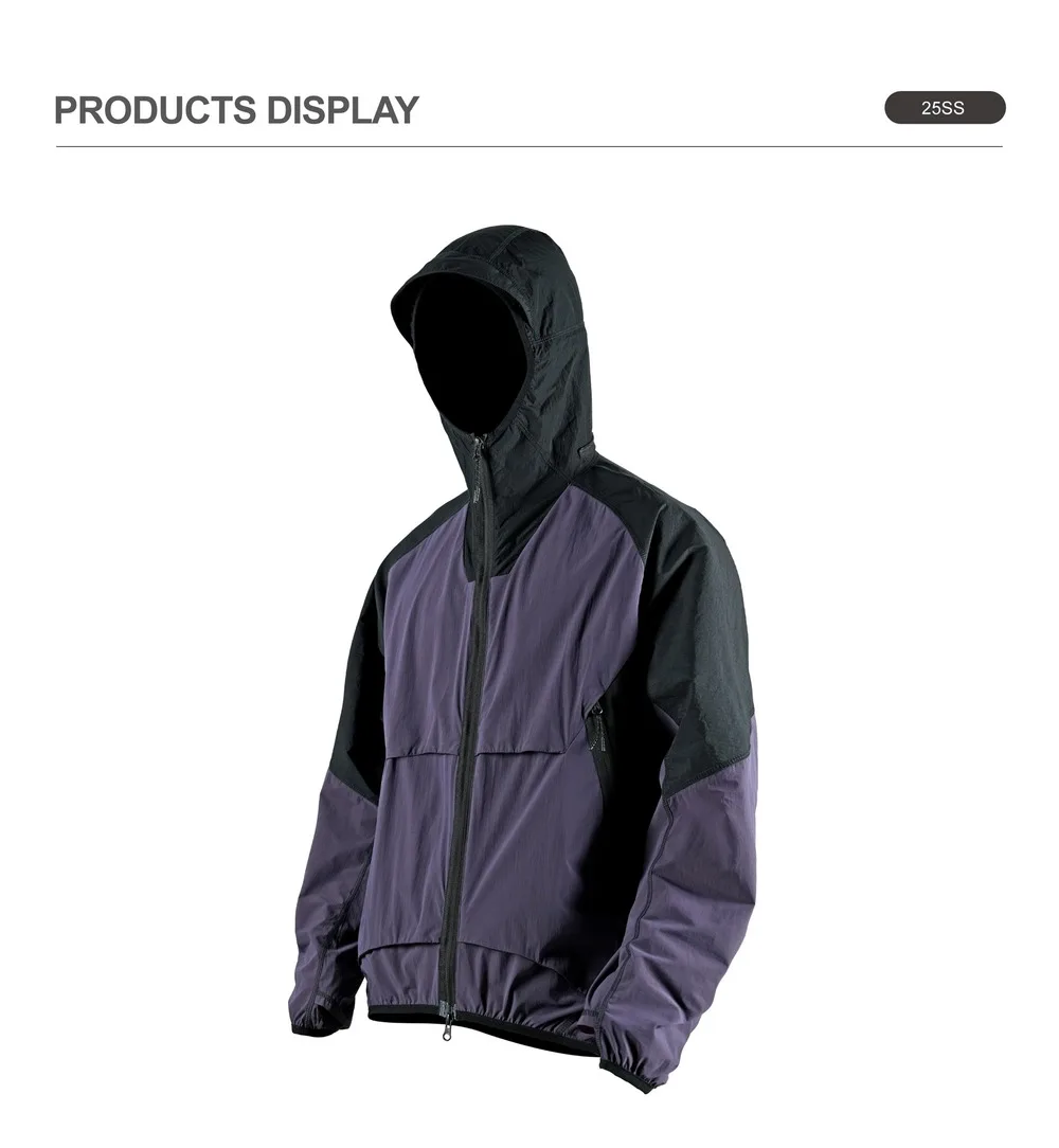 Reindee Lusion 25s UPF50+ Lightweight sunscreen jacket 3d loose design mesh splicing vent foldable techwear gorpcore