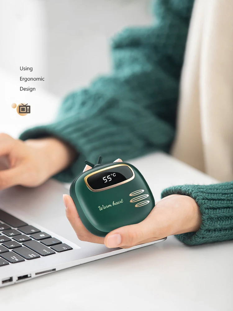 

New Winter Mini Portable Usb Velvet Hand Warmer Mobile Power Bank Hand Warmers Rechargeable Heater Handwärmer Calentador