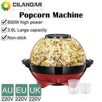 Household 850W electric popcorn machine automatic hot Pipoqueir machine Home-made Diy Popcorn Movie Snack Sonifer Popper 1