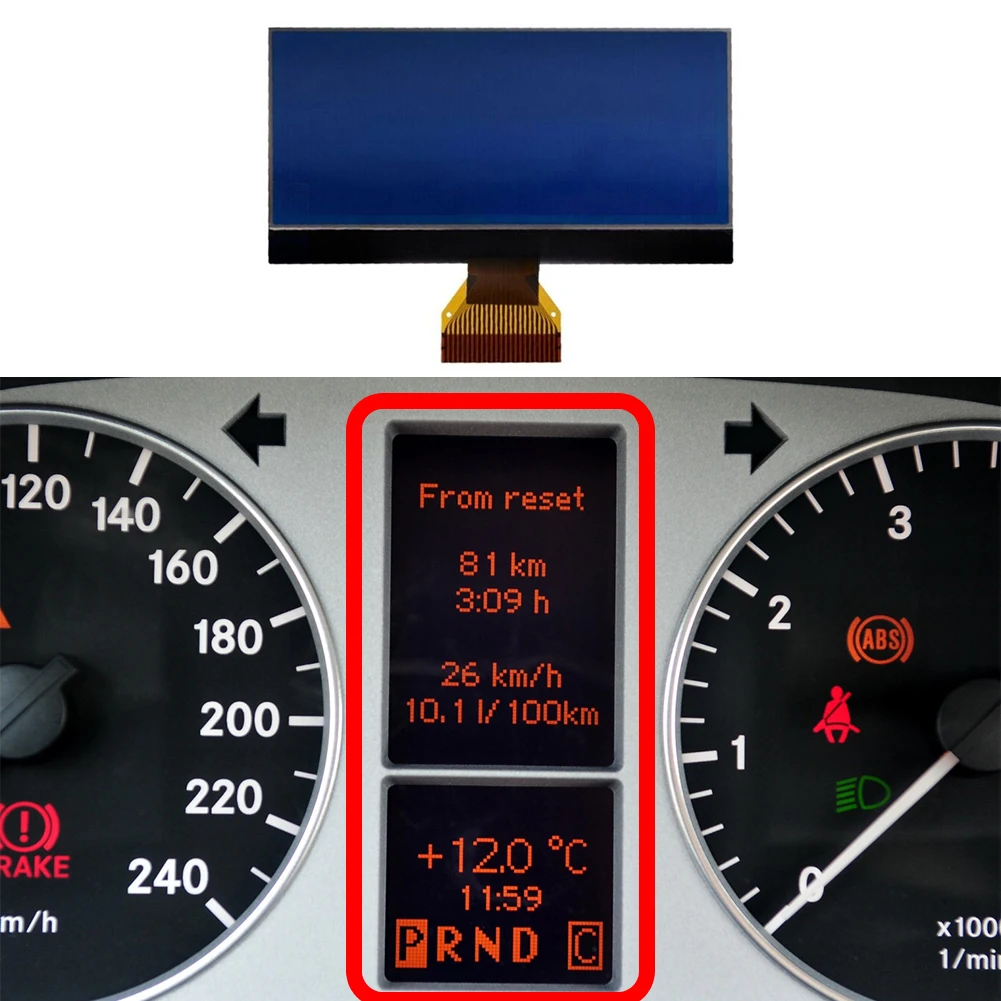 

High Quality LCD Display Instrument Cluster Dashboards Display Class W169 W245 Direct Replacement For Mercedes A ∕ B