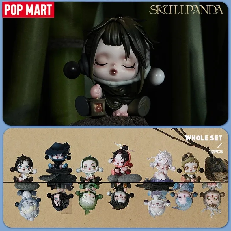 

POP MART SKULLPANDA The Ink Plum Blossom Series Blind Box Toys Anime Action Figure Caja Surprise Mystery Box Dolls Girls Gift