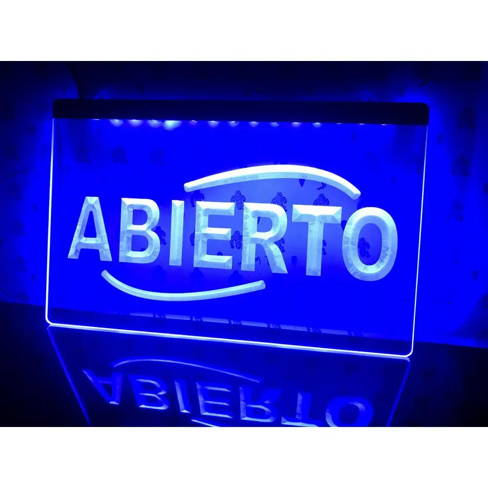 Arte de pared tallado en Sign-3D de neón LED para restaurante, cafetería de comida abierta, decoración del hogar, habitación, dormitorio, oficina, granja