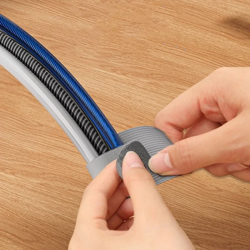 สายรัดจัดระเบียบสายเคเบิลแบบปลดได้ 20/10/5 ชิ้น สำหรับจัดการสายเมาส์ หูฟัง สายไฟ ทำจากไนลอน ใช้ซ้ำได้ 1