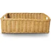 Under The Bed/Basic Wicker Storage Basket, Extra Large, 25 in L x 19.5 in W x 8 in H, Sandstone 4