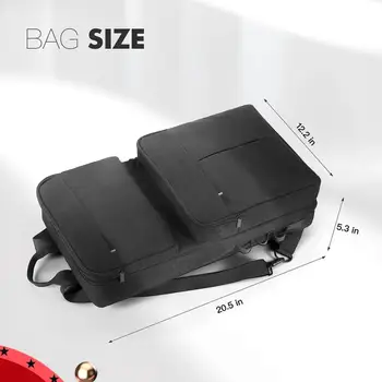 Zaino per DJ per Pioneer DDJ-400 DDJ-FLX4 e Roland DJ-202, Custodia per Controller DJ, Borsa da Trasporto Antiurto con Tracolla Regolabile
