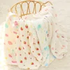 6 Layers Bamboo Cotton Baby Receiving Blanket Infant Kids Swaddle Wrap Blanket Sleeping Warm Quilt Bed Cover Muslin Baby Blanket 6