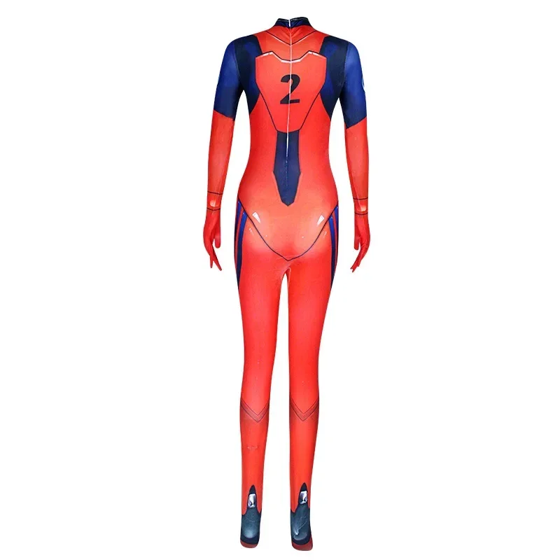 Anime Zentai Ayanami Rei Jumpsuits Cosplay Costume Unisex Zentai Catsuit Girls Halloween Bodysuit