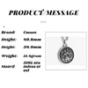 Travel Safe Compass St Christopher Stainless Steel Chain Necklaces for Men Fashion Jewelry Accessories 2