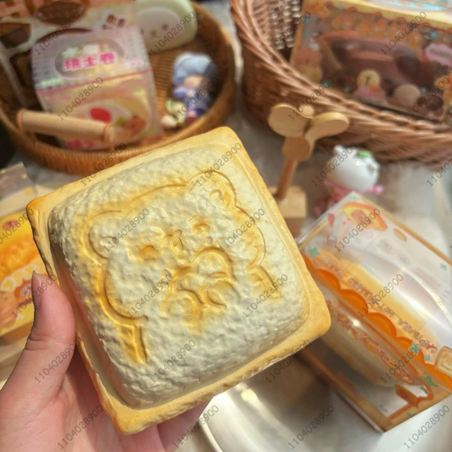 Capybara boulangerie lente augmentation Squishy Capybara jouet pain pâtisserie gâteau presser soulagement du Stress rebond doux main relaxant cadeau 1