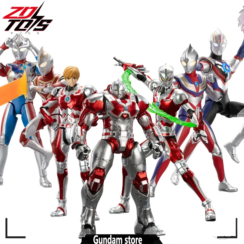 

ZD товары в ограниченном количестве, Джек семь, Gaia Tiga Trigger Decker Orb Z Ace, коллекционная экшн-фигурка Mecha Ultraman, аниме игрушка для детей