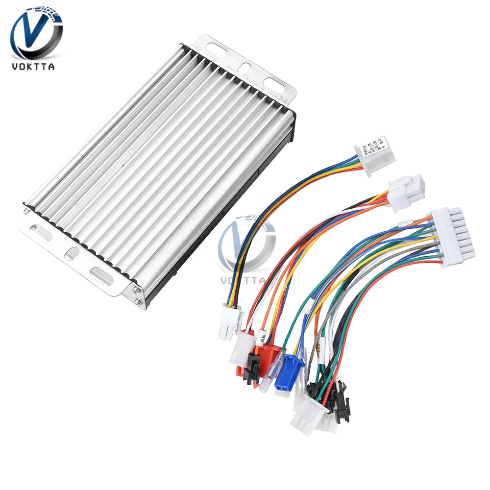 48V 60V 72V 50A Universal Brushless Motor Speed Controller 500W-3000W Sine Wave Electric Vehicle Controller Three-mode Driver