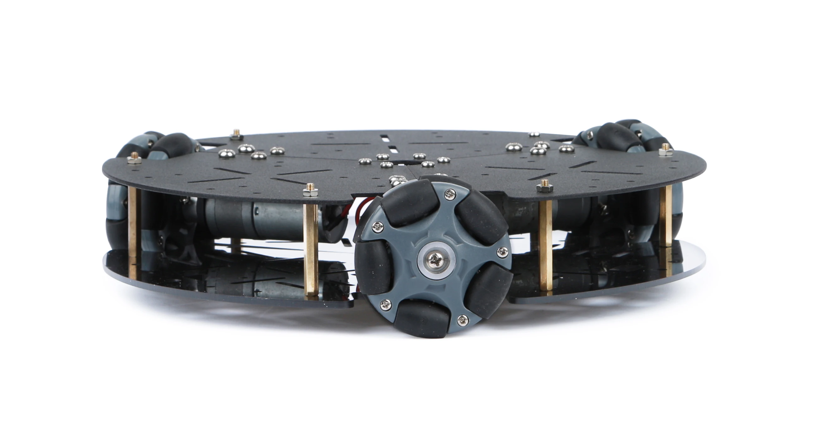 5 kg di carico 58mm omnidirezionale telaio a 3 ruote con motore DC 3WD Omni Robot mobile Omni Robot Smart Car per Arduino Robot Kit fai da te - immagine 6