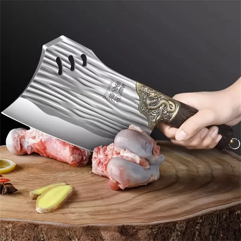 7 Inch Stainless Steel Meat Chopping Cleaver Knife