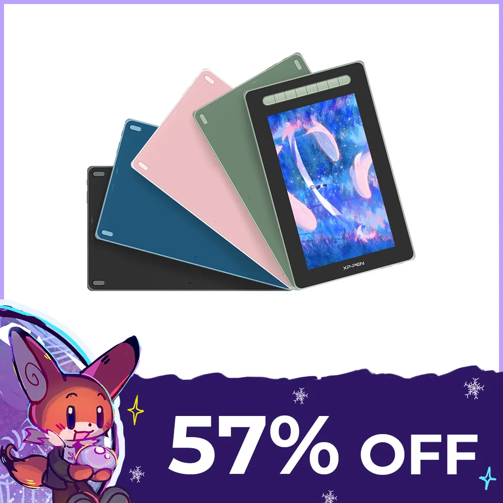 Xppen Artist 12 2Nd Graphic Tablet Pen Monitor Display Di Disegno 127% Srgb 8192 Livello Con 8 Tasti Supporto Inclinabile Windows Mac Android