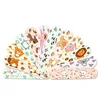 100pcs/lot Cartoon Patterned Curitas Adhesive Bandages Plaster Curved Patch Wound Strips Dressing Band Aid for Children Utensils 1