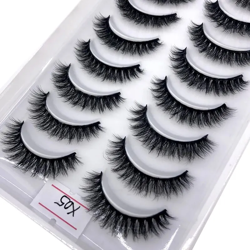 HBZGTLAD Neue 10 Paar 3D Faux Nerz Wimpern Natürliche Falsche Wimpern Dramatische Flauschige Gefälschte Wimpern Make-Up Wimpern Verlängerung Wimpern – Detail 1