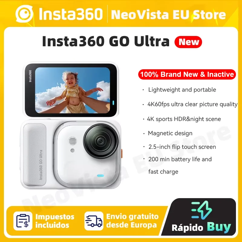 Kamera sportowa Insta360 GO Ultra z EU za $386.82 / ~1436zł