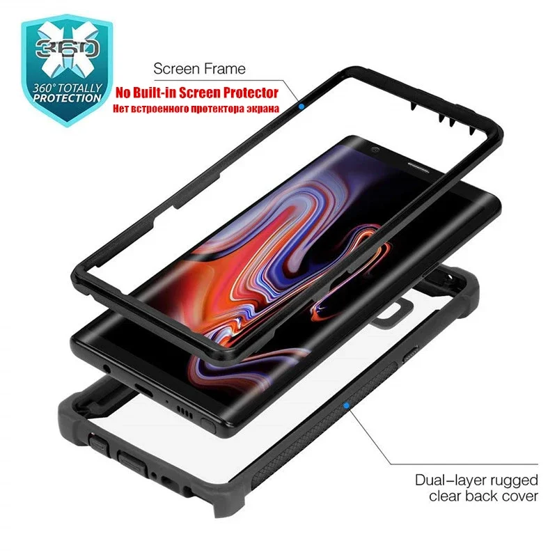Heavy Duty Shockproof Armor Phone Case with Enhanced Protection
