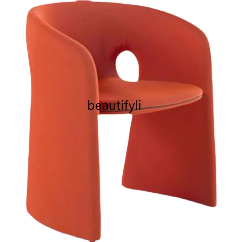 

Nordic Creative Dining Chair Italian Minimalist Home Dining Chair Personality Designer Sample Room Leisure Chair