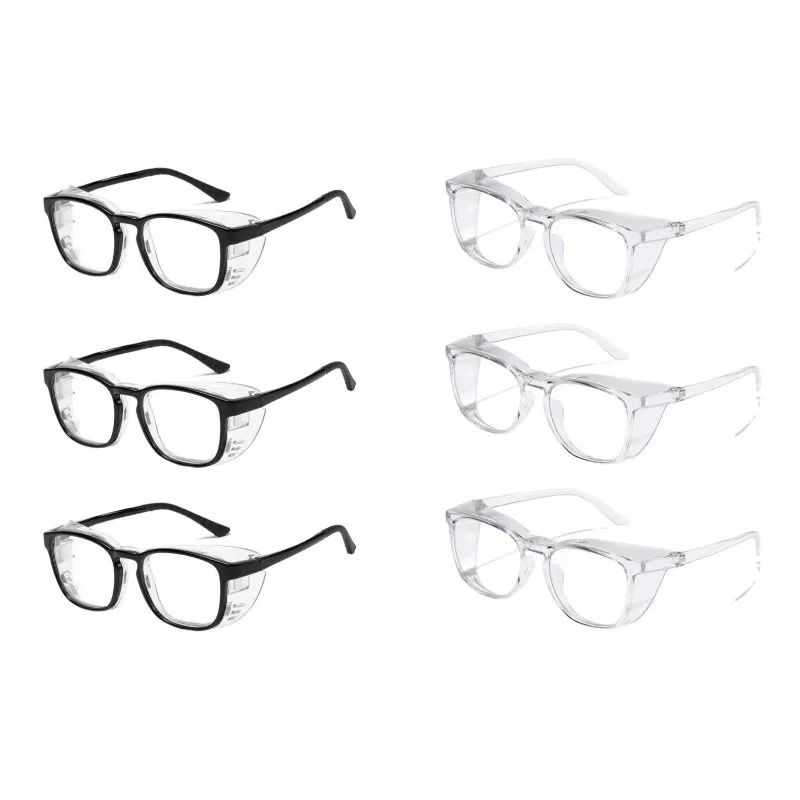 6pcs Stylish Unisex TR90 Goggles - Anti-Fog, Windproof, Sand and Pollen Protection