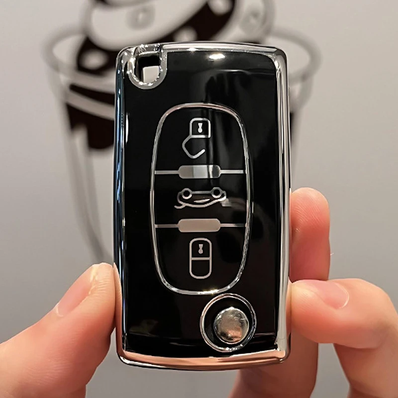 Durable TPU Car Key Case Cover with 2-3 Button Design