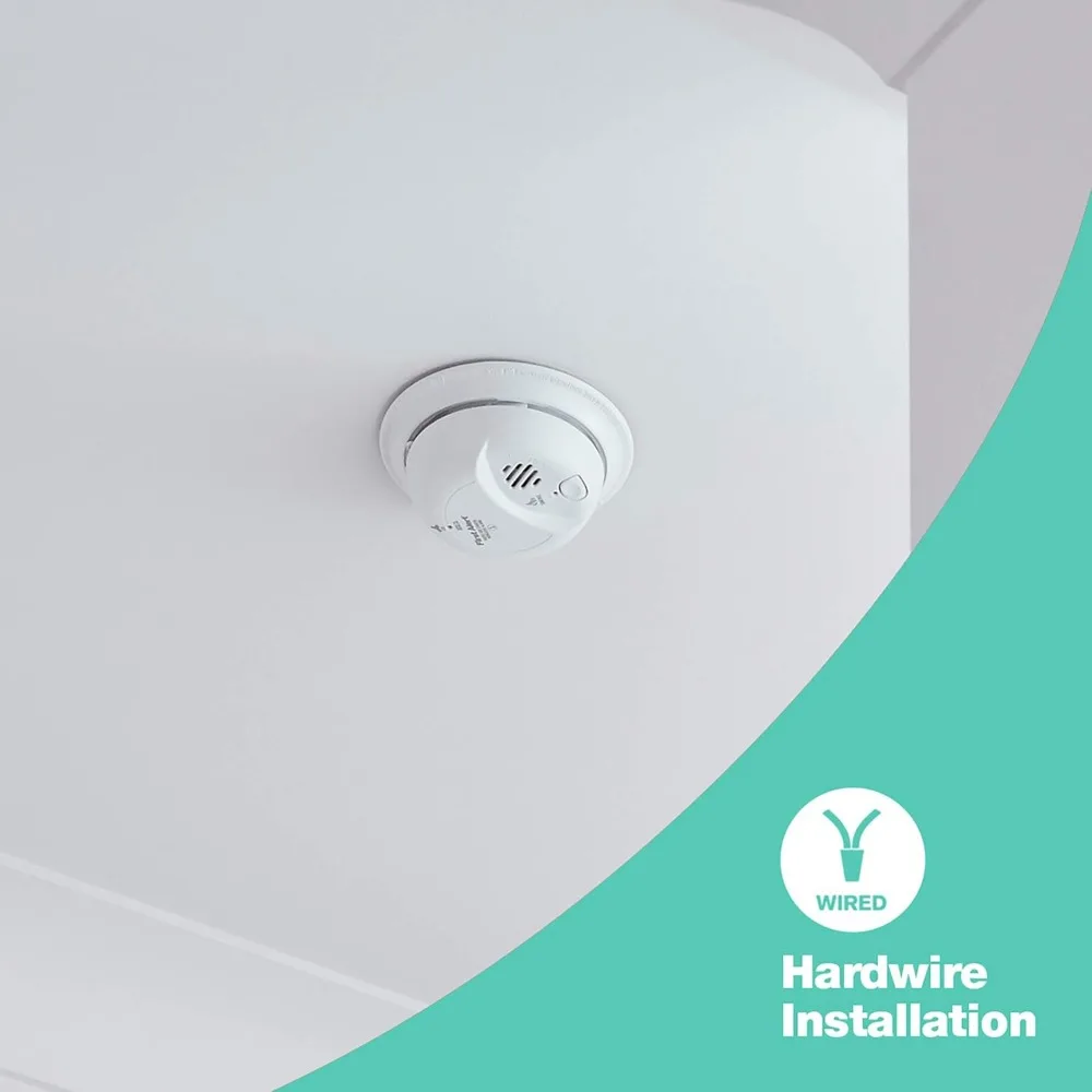 BRK SC9120B-3 Hardwired Smoke and Carbon Monoxide (CO) Detector with Battery Backup, White, Pack of 3 4