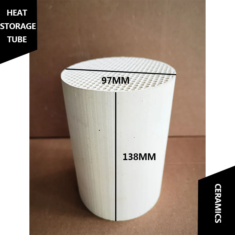 97*138MM Honeycomb Ceramic Heat Storage Body High Temperature Resistant Honeycomb Brick ceramic heat exchanger