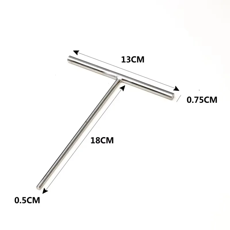 Household Pancake Holder Made of 304 Stainless Steel Frying Shovel Rake Miscellaneous Grains Scraper Pancake Fruit Tool Bamboo