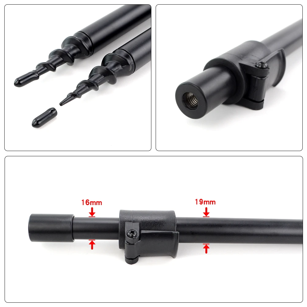 Support canne carp fishing Hirisi aluminium - Bank sticks 2 pièces rod pod stabilisation berge
